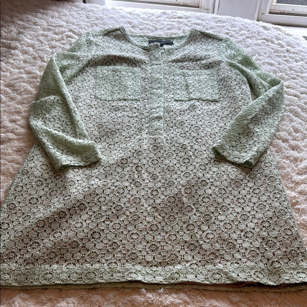 Victoria Beckham for Target Green Lace Dress